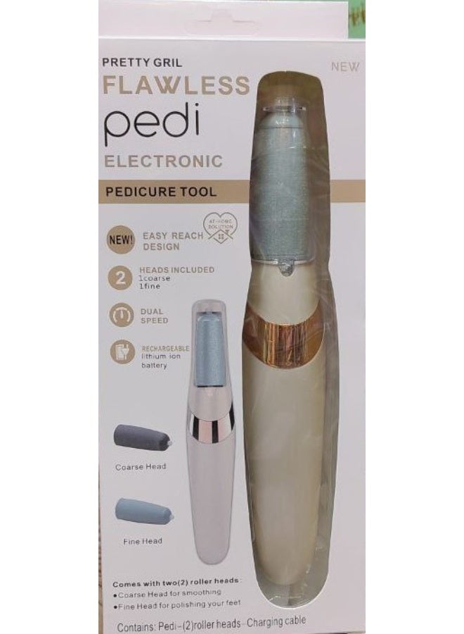 مبرد كهربائي فلوليس من فينيشينج تاتش، اداة بديكير للعناية بالقدمين وازالة مسامير القدم الكهربائية المزودة بحجر طحن لتقشير الجلد الميت، للعناية بالاقدام واليد - Image 2