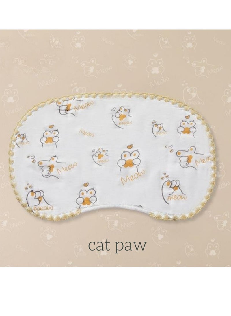 Baby Care Multi-Use Baby Nursing Towel, Bib Towel, and Pillow Cover | 10-Layer Breathable Antibacterial Cotton | High Sweat Absorption | Suitable for Babies 0-12 Months 39x25cm - Image 1