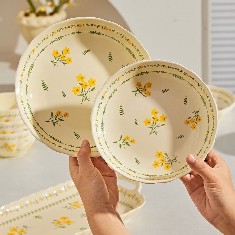 CME 2026 Underglaze Ceramic Dinnerware Set - Elegant and Functional - Image 5