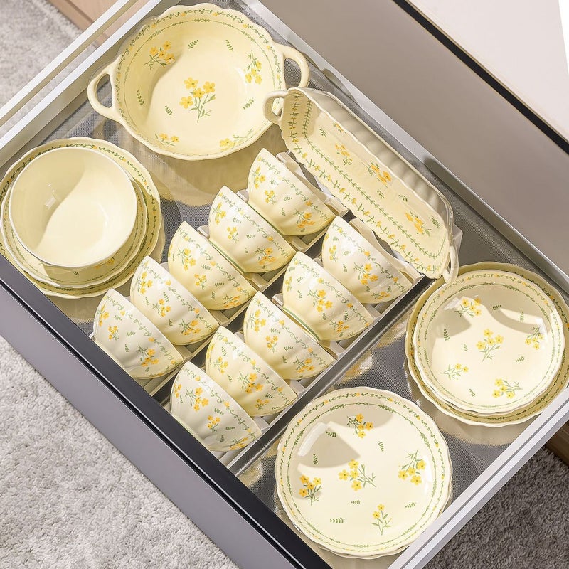 CME 2026 Underglaze Ceramic Dinnerware Set - Elegant and Functional - Image 2