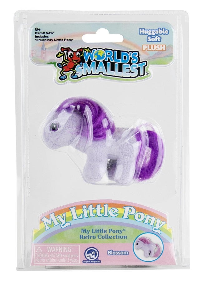 World's Smallest My Little Pony Plush - Blossom - 3 Inches - Image 1