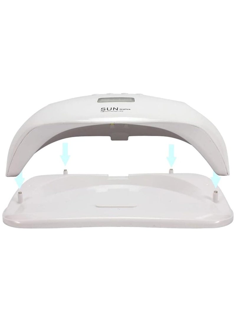 مصباح أظافر بإضاءة ليد احترافية بالأشعة فوق البنفسجية بقدرة 72 وات للمانيكير والباديكير - Image 4