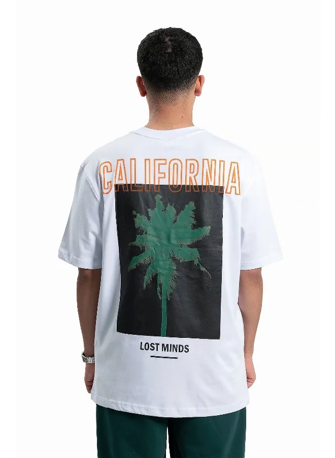 Wecre8 Men's White California T-shirt