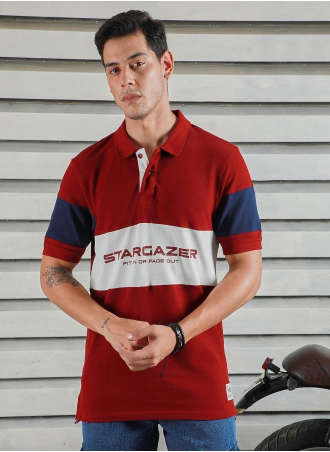 HIGH STAR - Men Maroon T-shirts - Image 1