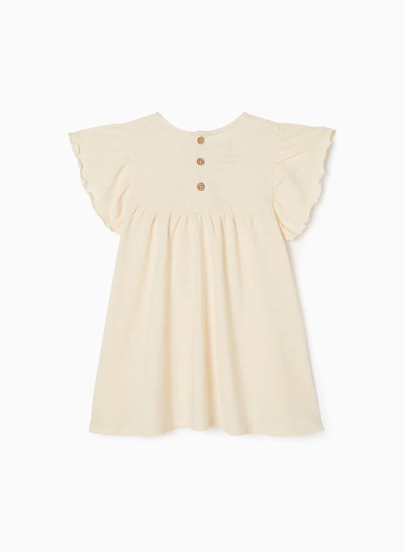 Zippy Zippy Cotton T-Shirt With Frills For Girls