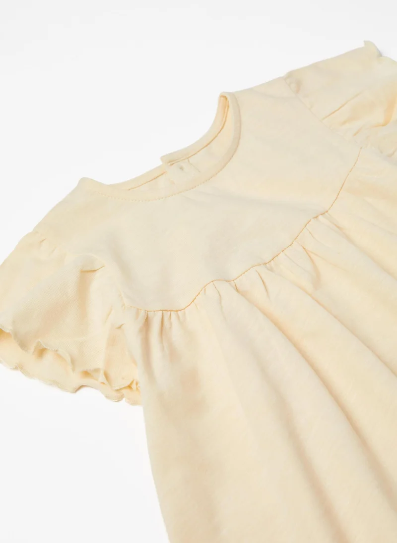 Zippy Zippy Cotton T-Shirt With Frills For Girls