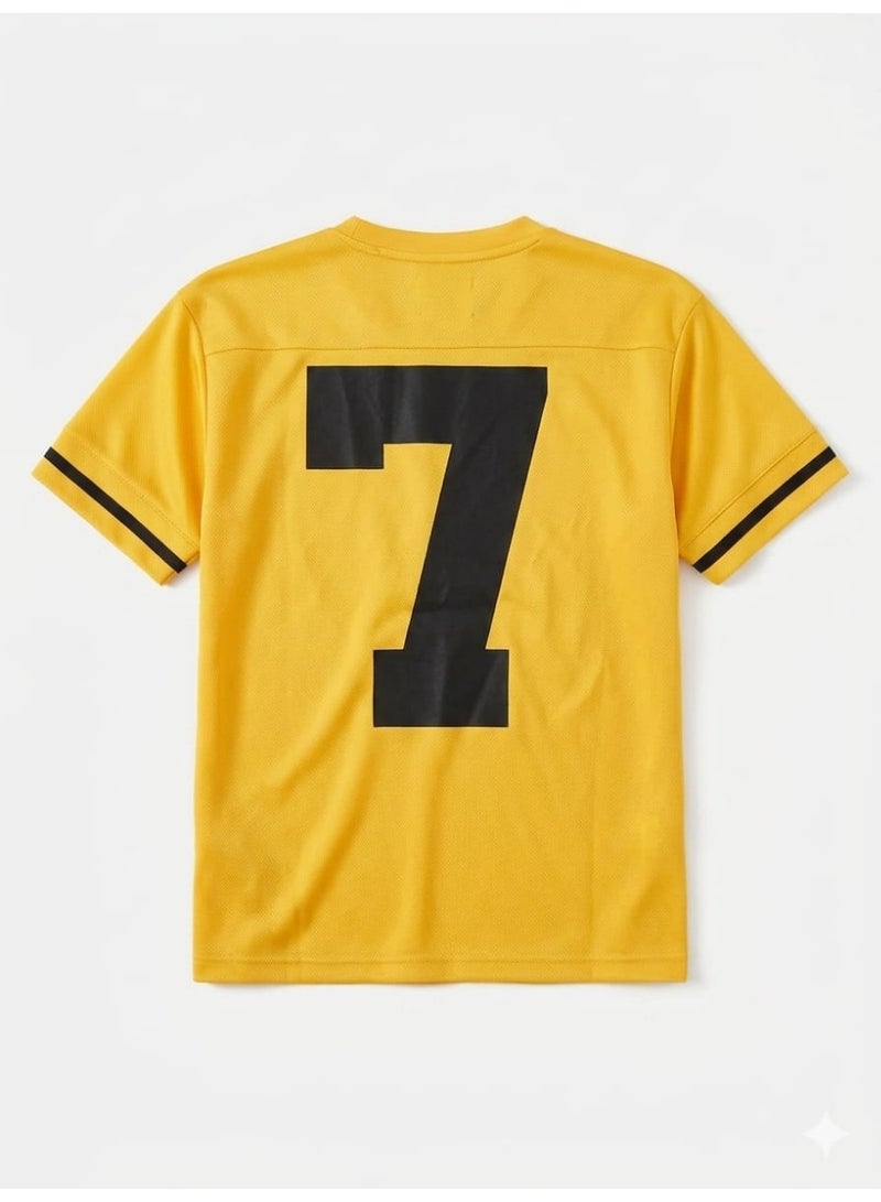 Kiddo Kids Unisex Bright Yellow Jersey Tee - Image 2