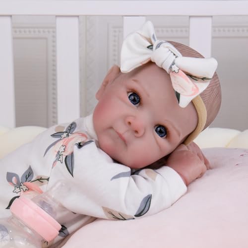 Milidool Lifelike Reborn Baby Dolls Girl  20 Inch Realistic Newborn Baby Dolls with Poseable Body Real Life Baby Dolls with Accessories for 3 Year Old Girls Gifts Pretend Play Collection - Image 5