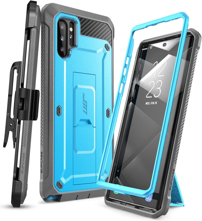 SupCase Unicorn Beetle Pro Rugged Holster Case with Kickstand for 6.8-Inch Samsung Galaxy Note 10 Plus/Samsung Galaxy Note 10 Plus 5G (2019), Blue - Image 1