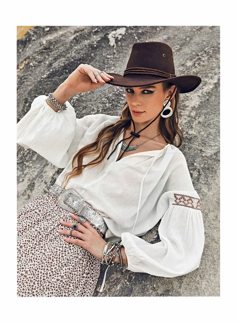 Excefore Women Rhinestone Belt, Men Punk Rock Rivet Belt Western Cowgirl Cowboy Vintage Bling Crystal Diamond Studded Leather Belt for Jean Pants, Fashion Ladies Rhinestone Belt for Dress - Image 2