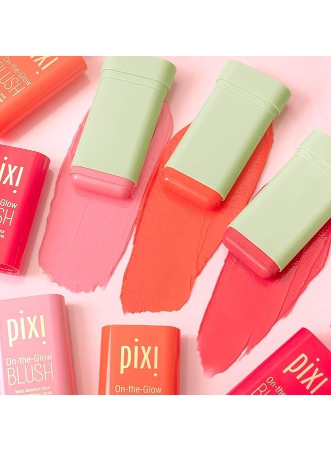 Pixi On-the-Glow Blush - Juicy, Hydrating Tinted Moisture Blush Stick with Ginseng, Aloe Vera & Fruit Extracts, For Cheeks & Lips, 19g / 0.6oz, Paraben-Free - Image 2