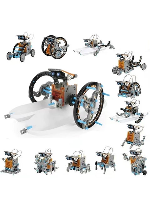 14-in-1 Educational Solar Robot Kit