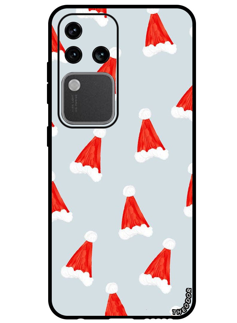 Theodor Protective Case Anti Scratch Shock Proof Bumper Cover For Vivo S18 Pro Christmas Caps - Image 1