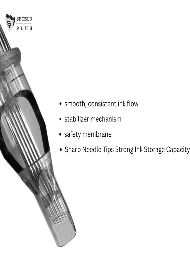 SHIELD PLUS 7RL (10 Pcs), 5RS (5 Pcs), 13M1 (5 Pcs) Round Liner, Round Shader, Magnum Cartridges - Image 4
