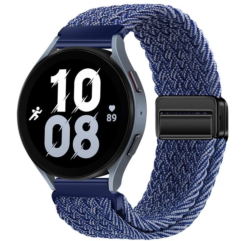 Bluejw Braided Nylon Watch Strap 20mm 22mm Replacement Wristband for Samsung Galaxy Watch and Huawei Smart Watches – Sporty, Durable, Comfortable - Image 1