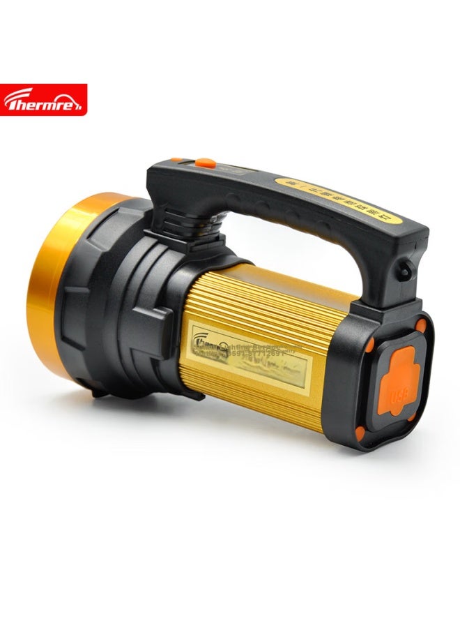 Thermarest Lithium Battery Rechargeable Flashlight, Outdoor And Home Use, Long-lasting Battery Life, High-intensity Torch, Portable, For Night Patrol And Mining - Image 3