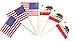 QQSD California Toothpick Flag Small Mini California Cupcake Topper Flags 100pcs California and 100pcs USA - Image 4