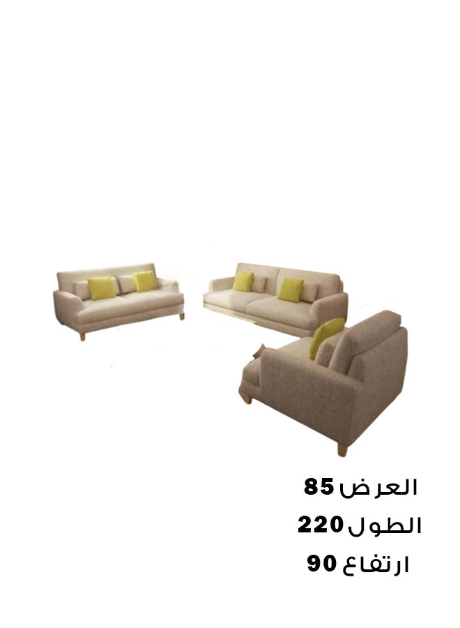 هوم جويز أريكة ستايلش موديولار - تصميم على شكل حرف U - عصرية بيج - Image 3