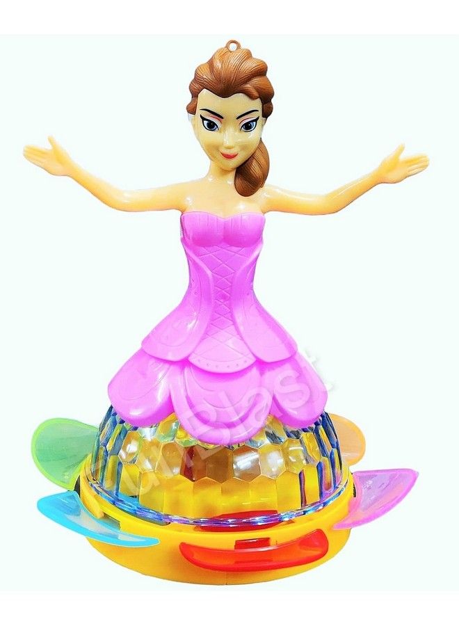 FunBlast Princess Dancing Doll For Girls With 3D Lights & Sound Toy For Babies;Musical Dancing Toys For Kids Multi Color - Image 2