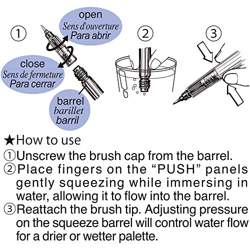 Zig Kuretake Zig Watercolor System Brush2O, Multicolor, S - Image 4