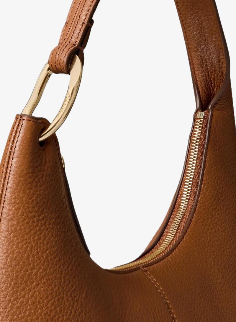 CALVIN KLEIN Slouchy Leather Shoulder Bag - Image 2