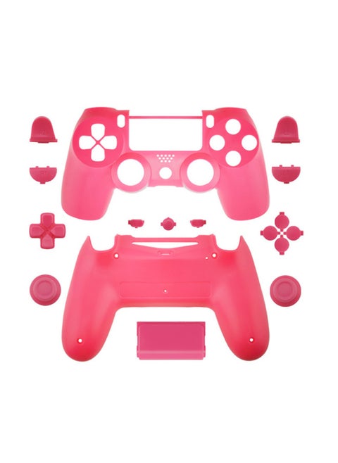 Full Set Replacement Faceplate Button Accessories For Ps4 Slim Jdm-040 Controller-Product Color:Pink