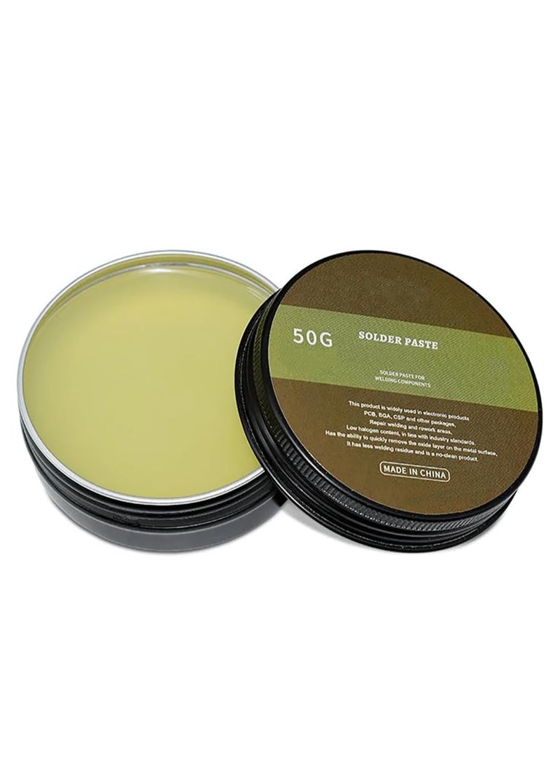 Rubik Lead-Free BGA Ball Mounting Flux Paste 50g for Mobile Phone Repair, Chip Planting, and Electronic Component Soldering  - Image 1