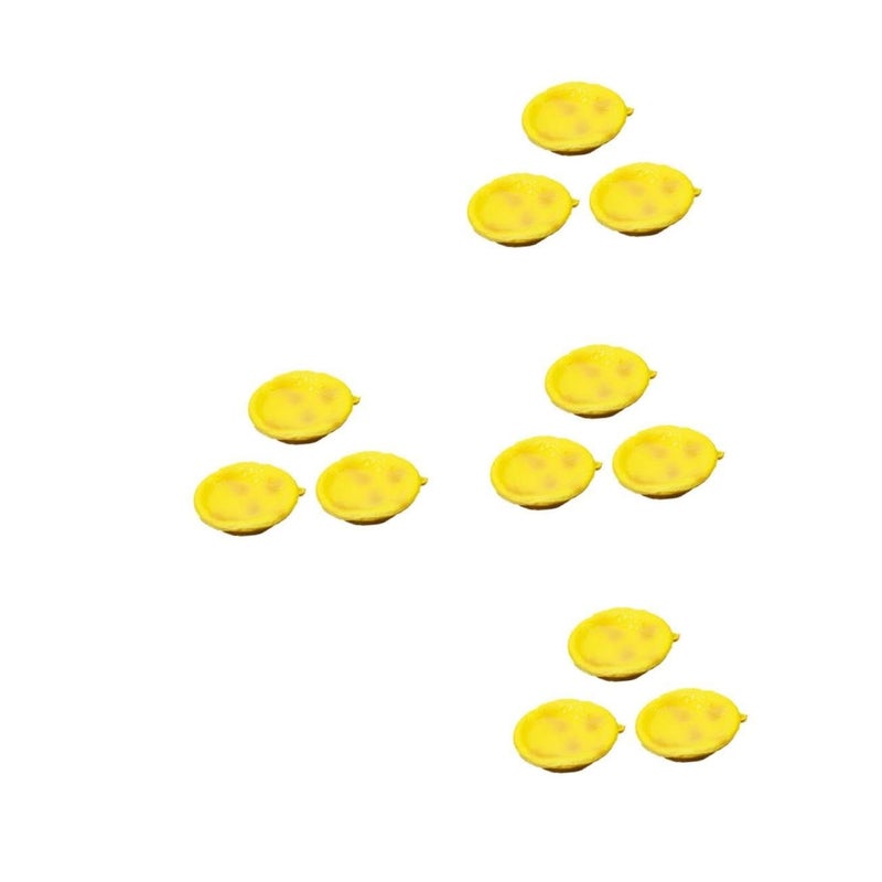 4 Sets Artificial Egg Tart Display Models Realistic Fake Dessert Props For Photography Teaching - Image 2