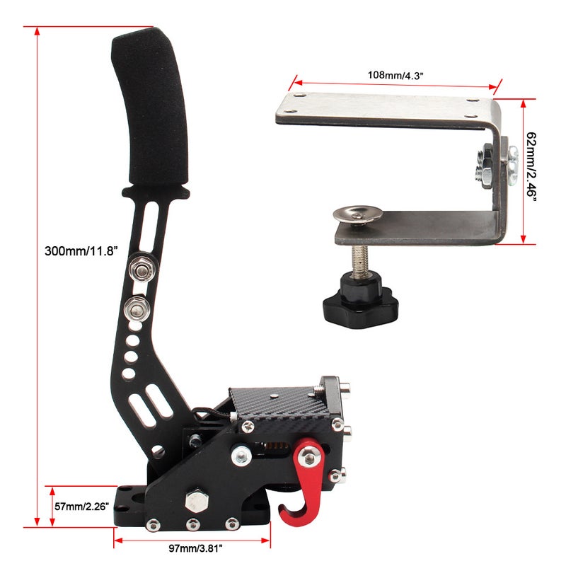 PS4/5+PC/PC game handbrake fixing clip (stainless steel) - Image 3