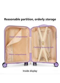 Generic 20" Kids Luggage Rolling Suitcase with 3D Multiple View Design, Cute Cartoon Character Pattern Travel Trolley Case for Girls Boys Children  - Image 5