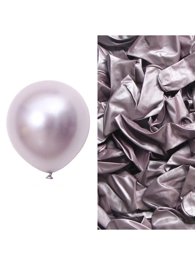 EFUMKE Random colors 50 pcs 12 inch multicolor rainbow latex balloons, bright colorful balloons for happy birthday, baby shower, wedding anniversary, birthday party, graduation, special celebrations, balloons for garland and balloon arch, 50 balloons, bright and shiny colorful balloons, can be used with helium or air, colorful party decorations essential party supplies. - Image 5