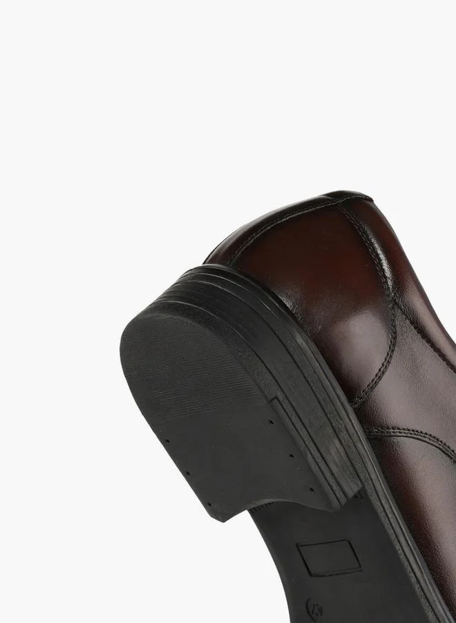 LBL By Shoexpress BROWN Men Leather Lace-Up Derby Shoes for Men | Best Price UAE