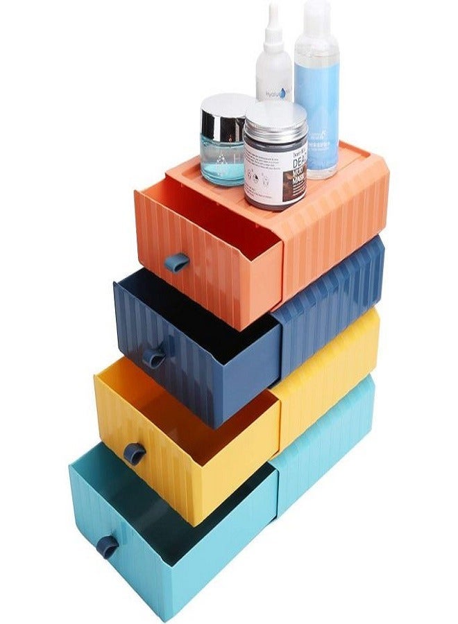 Desktop Organizer Drawer Shelf Multifunctional MultiColor-1Pcs  - Image 1