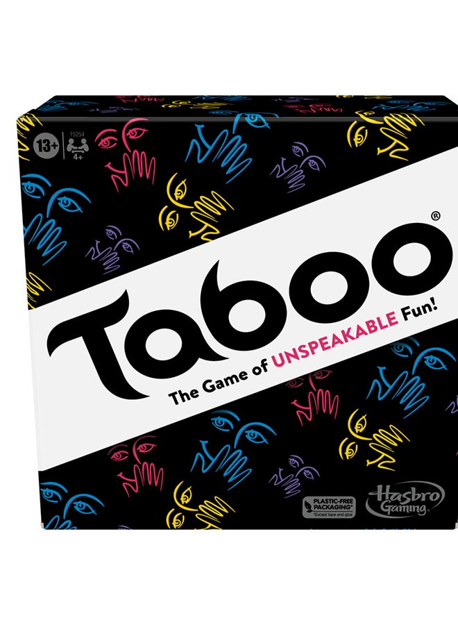 Hasbro Games Hasbro Gaming Taboo Classic Game, Party Word Guessing Game for Adults and Teens, Board Game for 4+ Players Ages 13 and Up - Image 1