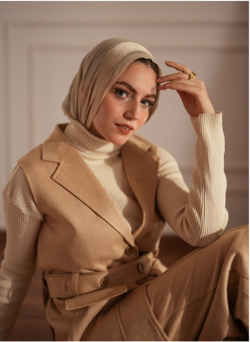 Generic - Suede Padded Suit - Wide & Elegant Style in Multiple Colors - Image 1