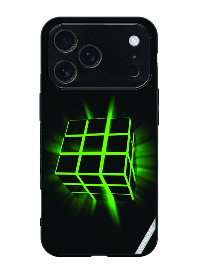 COVERSCART Protective Case Cover For Apple iPhone 17 Pro Max Rubik Cube Design Black