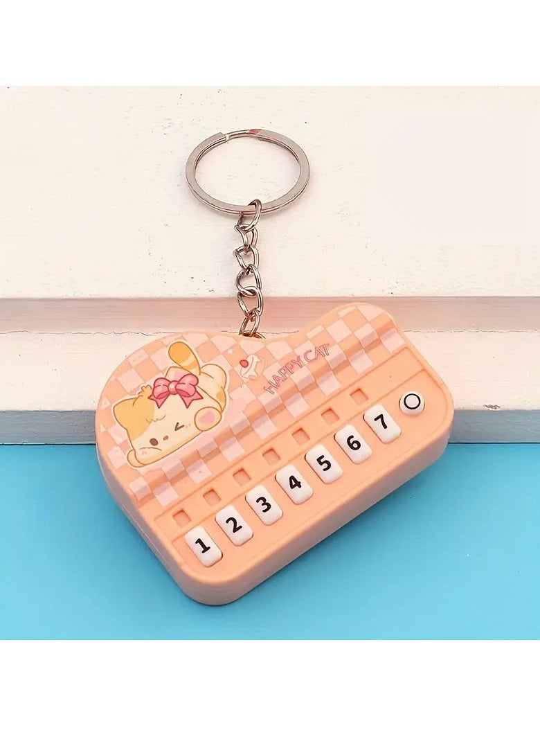 Gonice Piano Creative Mini Piano,Luminous Palm Music Electronic Piano Toy,Bag Hanging Accessories  - Image 1