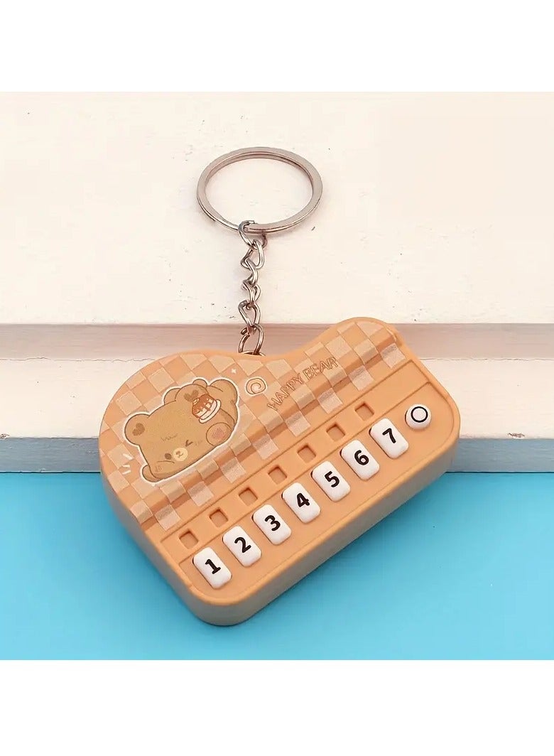 Gonice Piano Creative Mini Piano,Luminous Palm Music Electronic Piano Toy,Bag Hanging Accessories  - Image 4