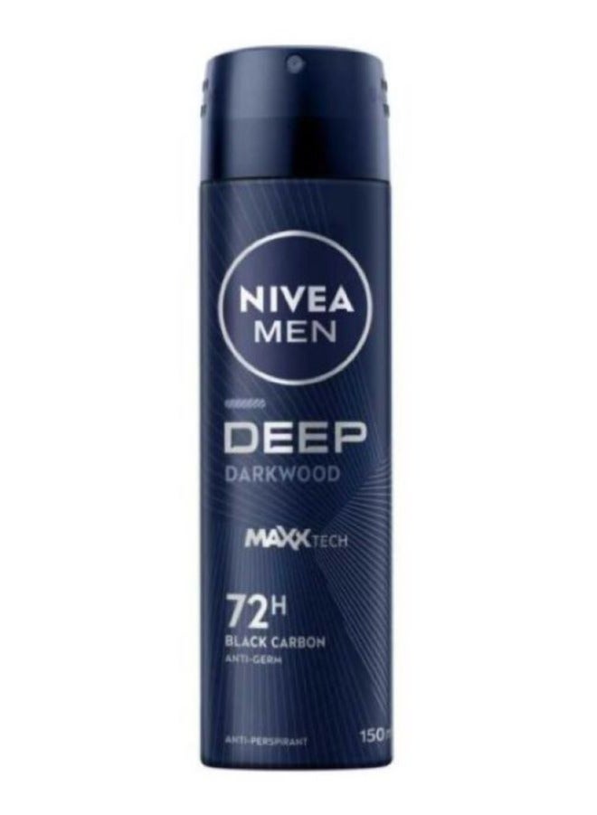 Nivea مزيل العرق العميق الجاف والنظيف للرجال، 150 مل - Image 2