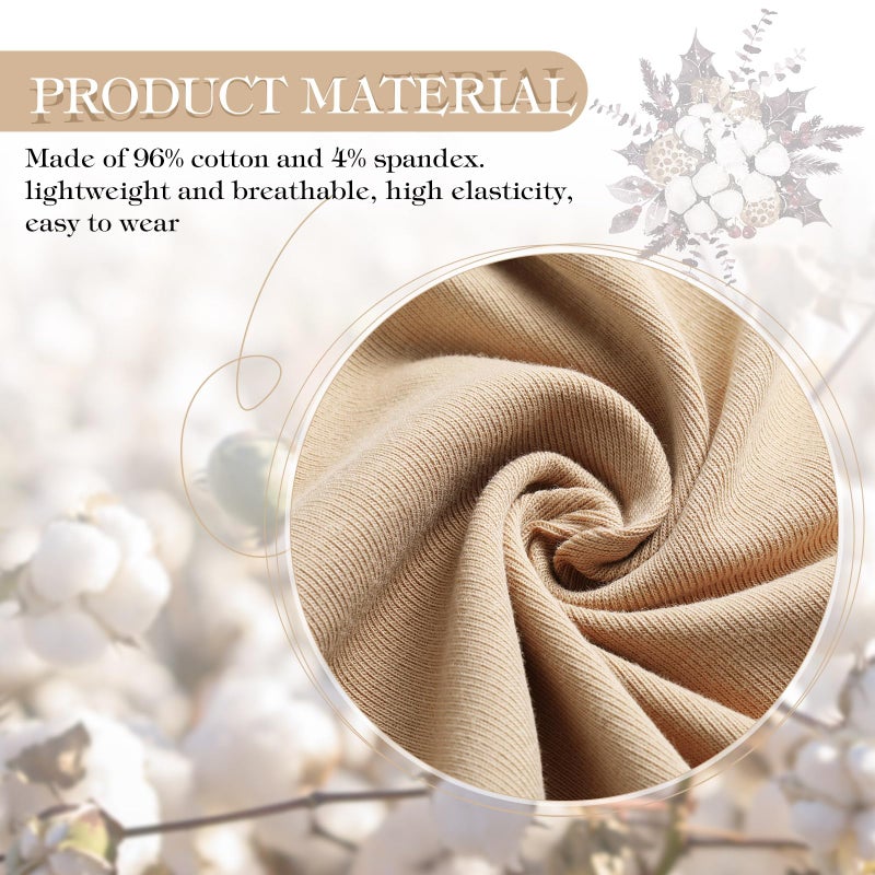JenPen 4 Pcs Cotton Chemo Turban Headwear for Women Soft Cancer Head Scarf Hats Elastic Covers Wraps for Women's Hair(Elegant Colors,Flower) - Image 2