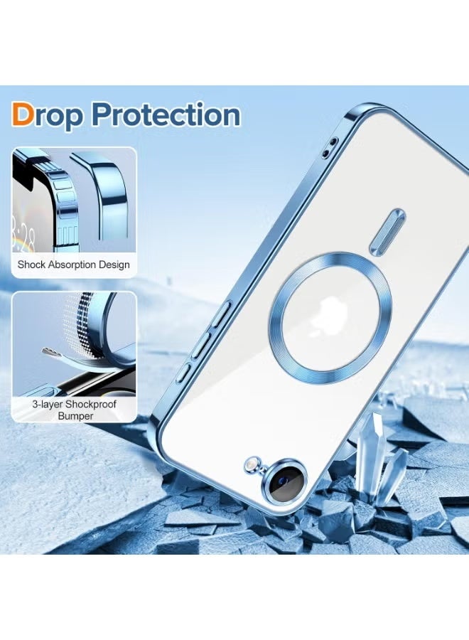 تايجر iPhone 17 Air Clear Case Compatible With MagSafe – Ultra-Clear Transparent Shockproof Cover + Tempered Glass Screen Protector for iPhone 17 Air 6.5-inch | Anti-Scratch Crystal HD Hard Back with MagSafe Magnetic Ring, Drop Protection & Full-Edge Shield for UAE Buyers - Image 4