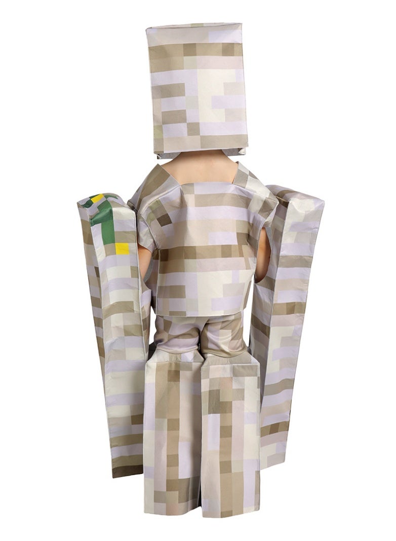 ماين كرافت تنكر الأطفال اللباس الحديد غولم تأثيري المرحلة ازياء الأطفال ازياء - Image 3