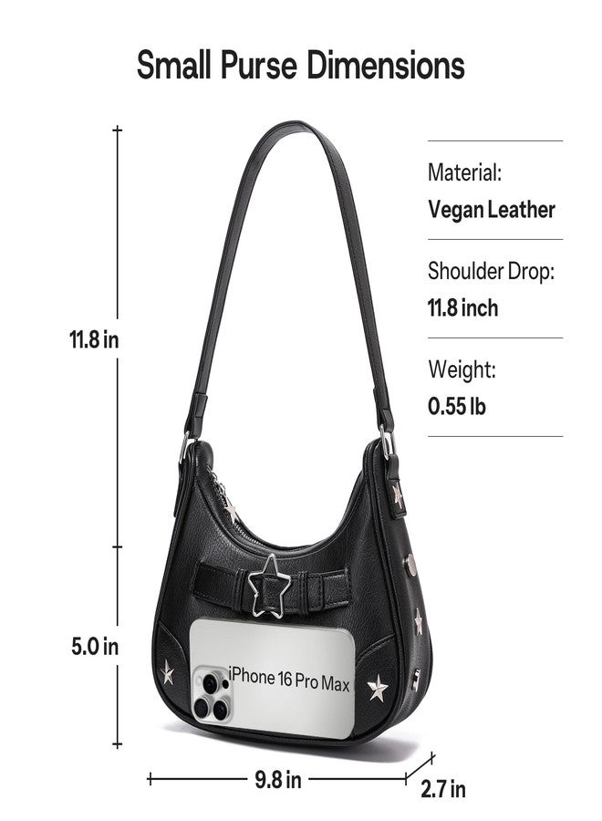 YIKOEE Shoulder Bag Y2k Purse: 90s Mini Underarm Bag - Cute Small Purse - Image 5