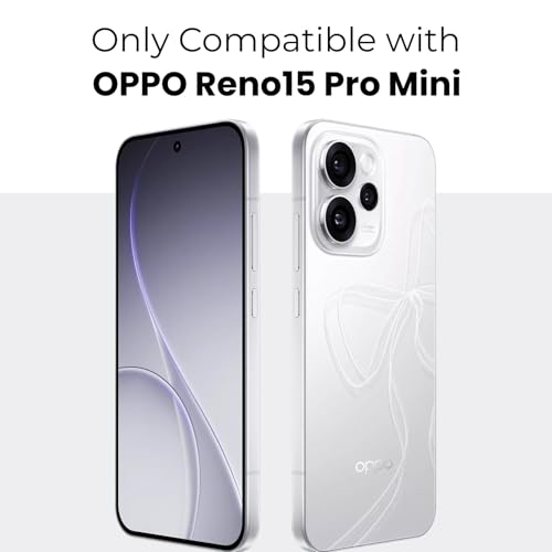 RIGGEAR Shockproof Sleek Hybrid Armor Back Cover Case for Oppo Reno15 Pro Mini, Reno 15 Pro Mini 5G (Clear PC + Black TPU Bumper) - Image 2