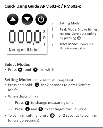 Durofix RM602-4A (25 to 250 ft-lbs.) Digital Torque Adapter with Buzzer and LED Flash Notification – ISO 6789 Standards with Certificate of Calibration - Image 4