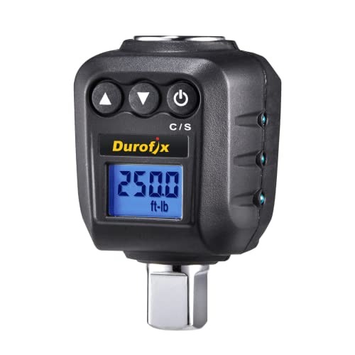 Durofix RM602-4A (25 to 250 ft-lbs.) Digital Torque Adapter with Buzzer and LED Flash Notification – ISO 6789 Standards with Certificate of Calibration - Image 1