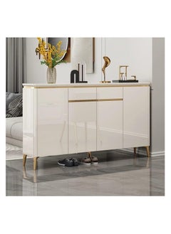 AWD Shoe Cabinet Luxurious Large Capacity Shoe Storage Cabinet Wooden Shoe Rack Adjustable Shelves Multi-usage Sideboard Kitchen Dining Room Utensils Keeper Storage Cabinet Entrance Cabinet Home Furniture  - Image 1