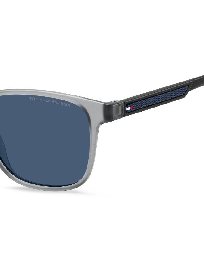 TOMMY HILFIGER TH 2202/S Sunglasses Grey Rectangular - Image 4