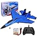 Beffkkip RC Plane 2CH Remote Control Plane SU35 RC Jet 24GHz RC Airplane RTF Easy to Fly FX620 Airplane Toys for Beginner Kids and Adultswith Night Lights USB ChargingBlue - Image 2