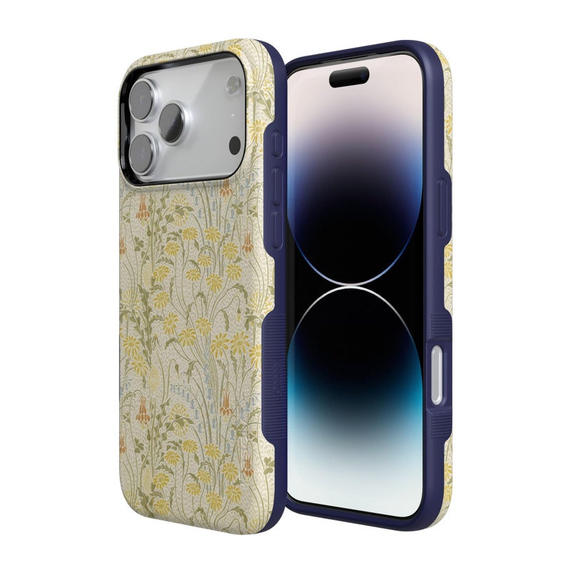 Casely iPhone 17 Pro Case | Boho Blooms | Golden Floral | Bold Protective Design | Compatible with MagSafe - Image 2